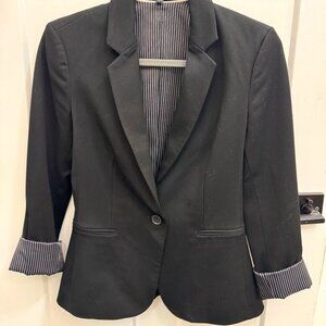 Express black blazer - waist-length